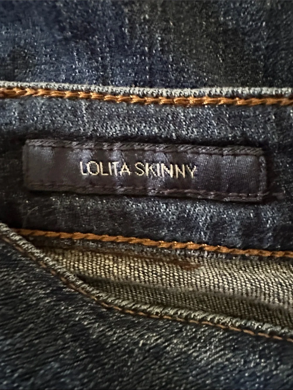 Lucky Brand Lolita Women’s Dark Blue Distressed Skinny Jeans